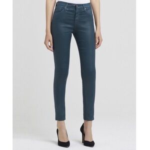 *NEW* AG Adriano goldschmied the Farrah smoking ankle high rise sateen pants 25